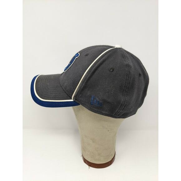 New Era 39Thirty Size Medium-Large Hat Cap Grey & Blue NFL Colts Football - Picture 4 of 11